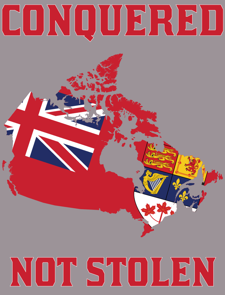 Conquered Not Stolen - Short-Sleeved T-Shirt - Grey